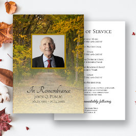 Programa Serviço Funerário da Alameda das Folhas de Outono