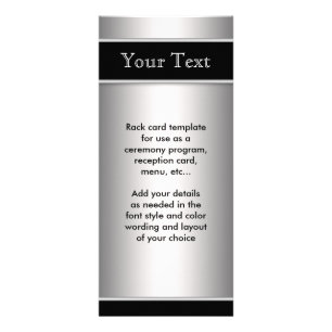 Programa Silver and Black Menu