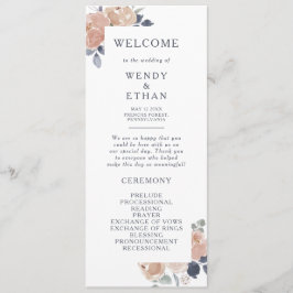 Programa Simples de Casamento Floral Russo