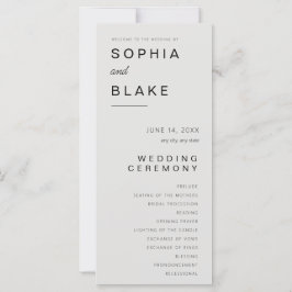 Programa Simples de Casamento Platinum Minimalista