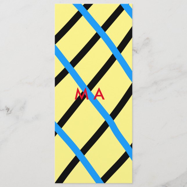 Programa Simples monograma adicione seu nome com letra míni (Frente)