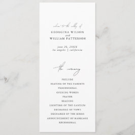 Programa Simples Monograma de Script Moderno Minim