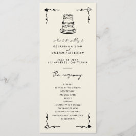 Programa Simples Whimsical Retro Manuscrito