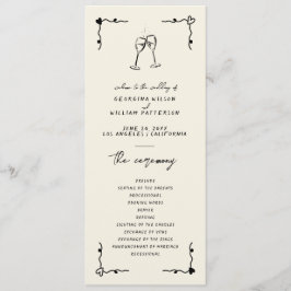 Programa Simples Whimsical Retro Manuscrito