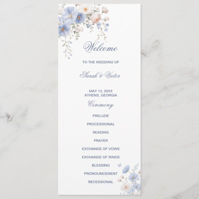 Programa Something Blue Double Sided Flat Program (Frente)