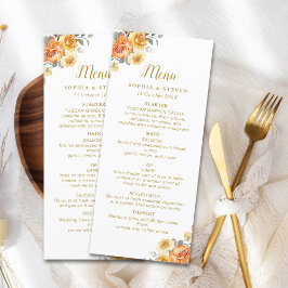 Programa Sophisticated spring wedding with orange blossoms