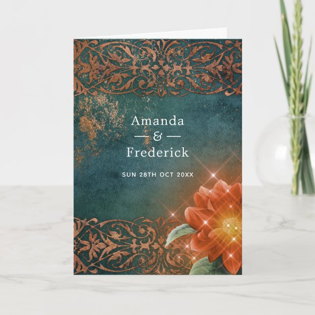 Programa Sparkling Fantasy Vintage Wedding (Frente)