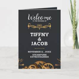 Programa Steampunk Extravaganza Vintage Cogs Flat Program