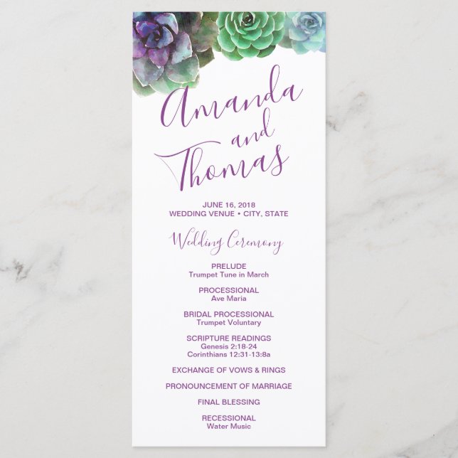 Programa Sucultivos de Aquarela | Casamento (Frente)