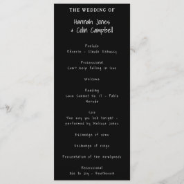 Programa Tipografia Manuscrita Casual Branco e Preto