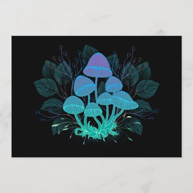 Programa Toadstools em arbustos (Frente)