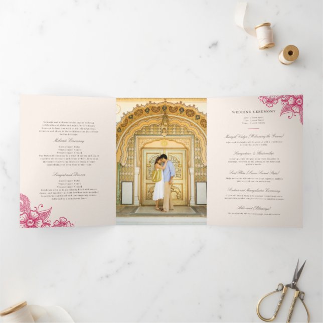 Programa Tradicional de Casamento Indiano Mod Meha (Dentro)