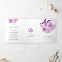 Programa Tri-Fold de floração de cereja roxa