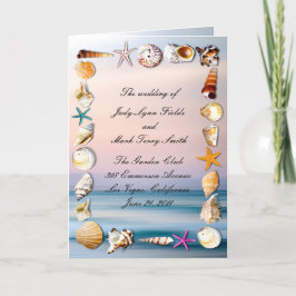 Programa Tropical Sandy Beach E Seashells Wedls
