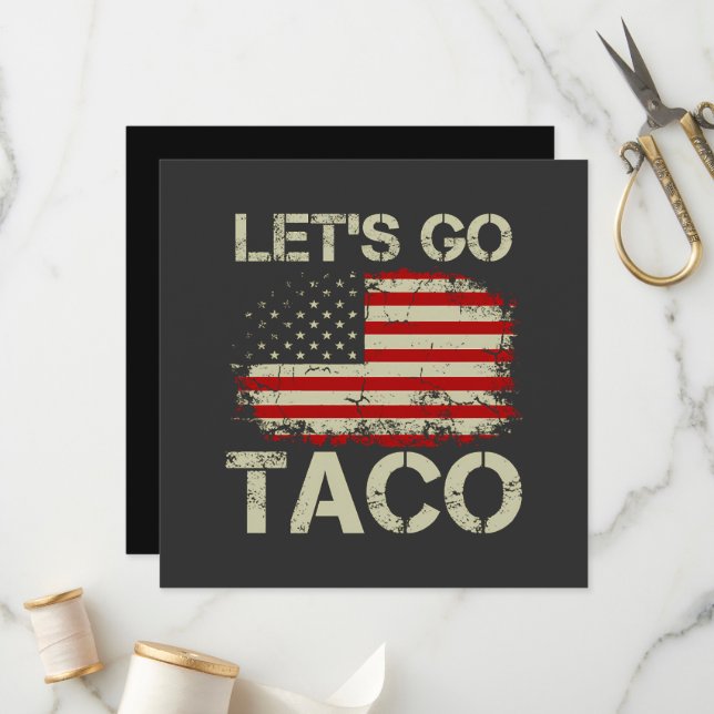 Programa Trump Sempre Desiste Vamos Lá Taco (Frente/Verso In Situ)