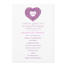 Tulipas roxas cerimônia de histórias de amor