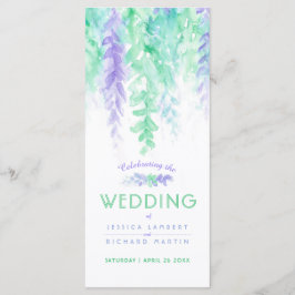 Programa verde para aquarelas em cascata de vinhas