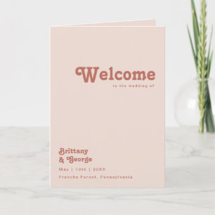 Programa Vibes de Retro Simples Casamento Cor-de-Rosa Esb