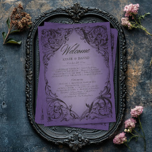 Programa Vintage Bat Até Casamento Púrpura Da Morte