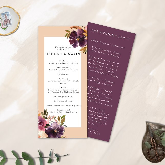 Programa Violet Meadows Moderna Queda Floral (Criador carregado)