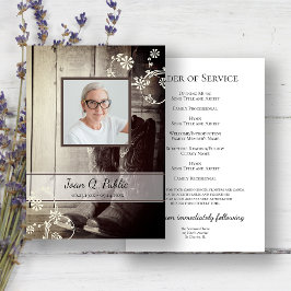 Programa Western Cowboy Boots Memorial do Serviço Funeral