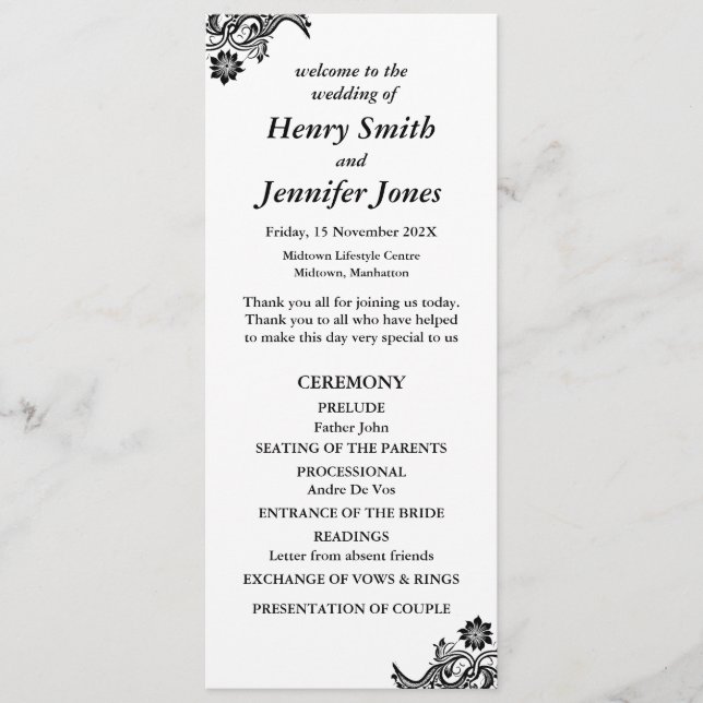 Programa White on Black Flat Program (Frente)