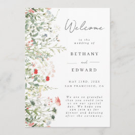 Programa Wildflower Meadow Wedding