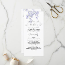 Programa Wisteria Wedding