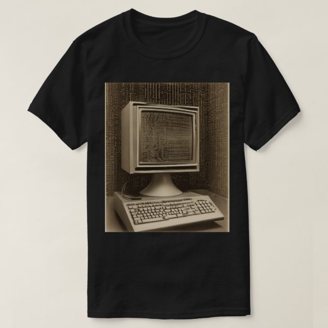 Programador de Codificação Camiseta de Computador  (Frente do Design)
