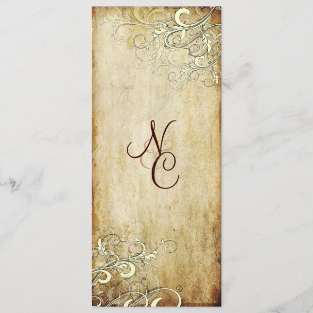 programas de casamento com redemoinhos creme vinta (Frente)