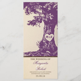 programas de casamento da árvore de amor de ameixa