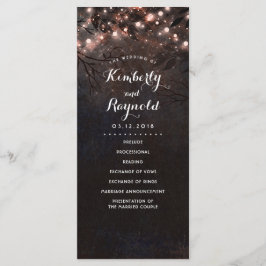 Programas de Casamento da Natureza Rústica com Gli