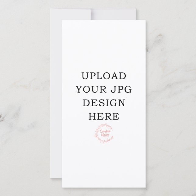 Programas de Casamento de 4" x 8" impressos (Frente)