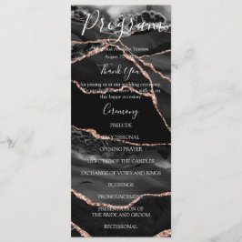 Programas de Casamento de Luxo Minimalista Ágata P