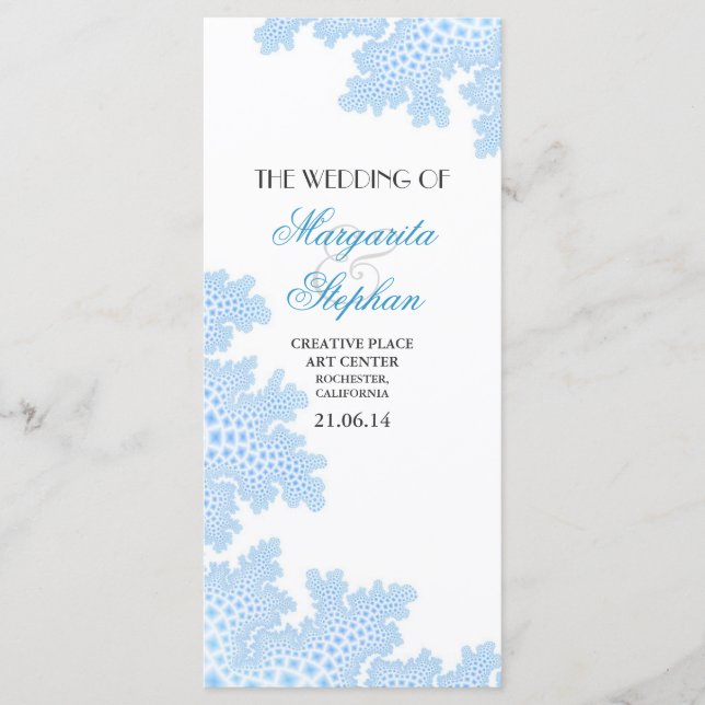 programas de casamento de praia com coral marinho (Frente)