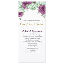 programas de casamento de rosas de ameixa aquosa s