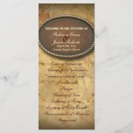 programas de casamento do país ocidental vintage