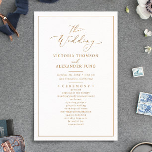 Programas de Casamento Elegantes e Minimalistas