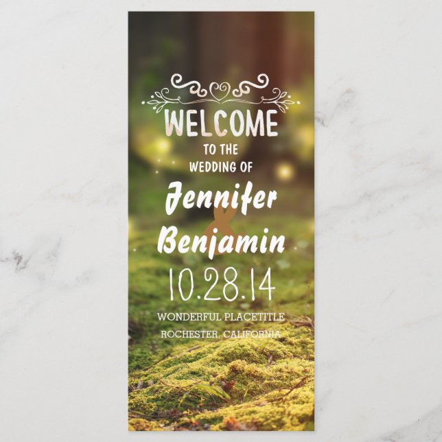 programas de casamento encantados de vagalumes flo (Frente)