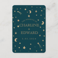 Programas de Casamento Estrelas Douradas Místicas 