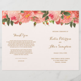Programas de Casamento Floral Coral