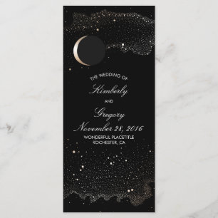 Programas de Casamento Negro Dourado e Noite Estre