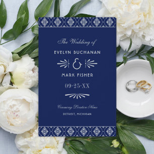 Programas de Casamento por Deco de Arte Azul Marin