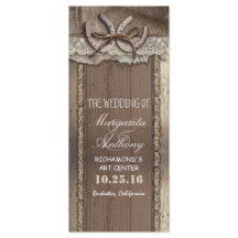 programas de casamento rusticais com ferradura