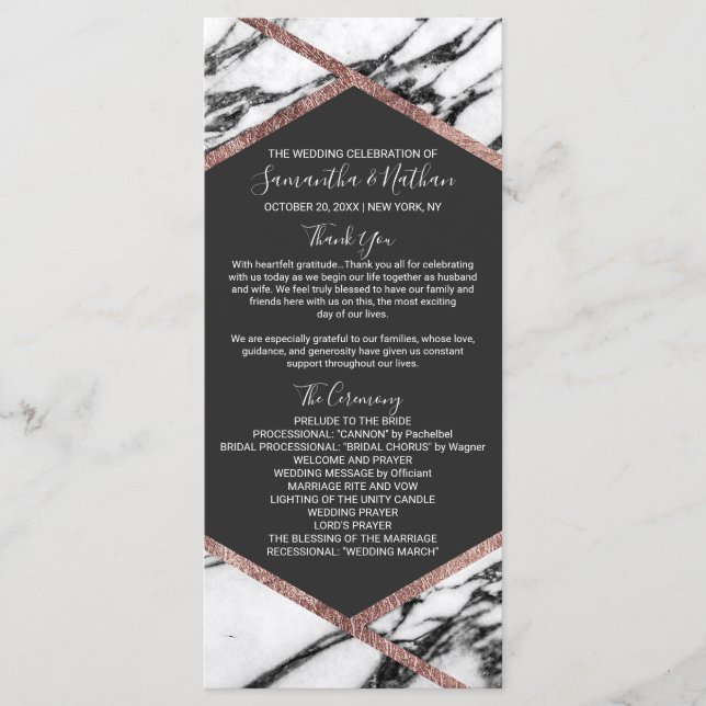 Programas de Hexágono do Trim Dourado do Mármore M (Frente)