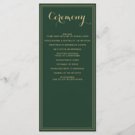 Programas Marble Green e Dourado Wedds