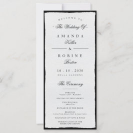 Programas Simples De Casamento Mínimo Preto E Bran