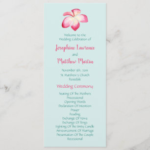 Programas Tropicais De Casamento De Flores De Plum