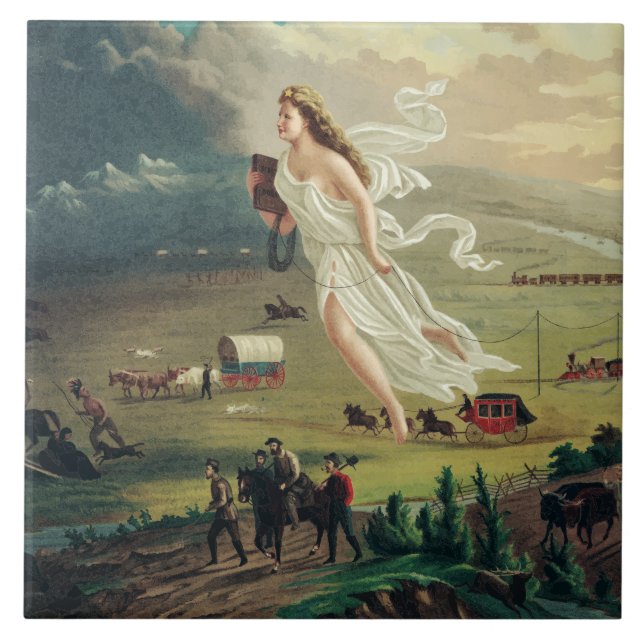 Progresso Americano de John Gast (Frente)