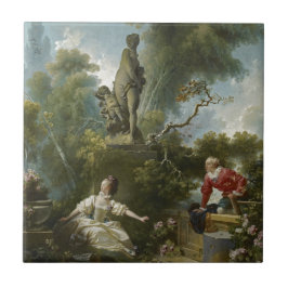 Progresso do amor: O encontro por Fragonard